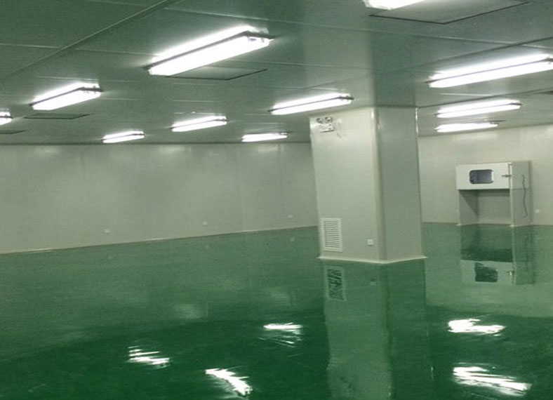 净化车间环氧地坪施工图片