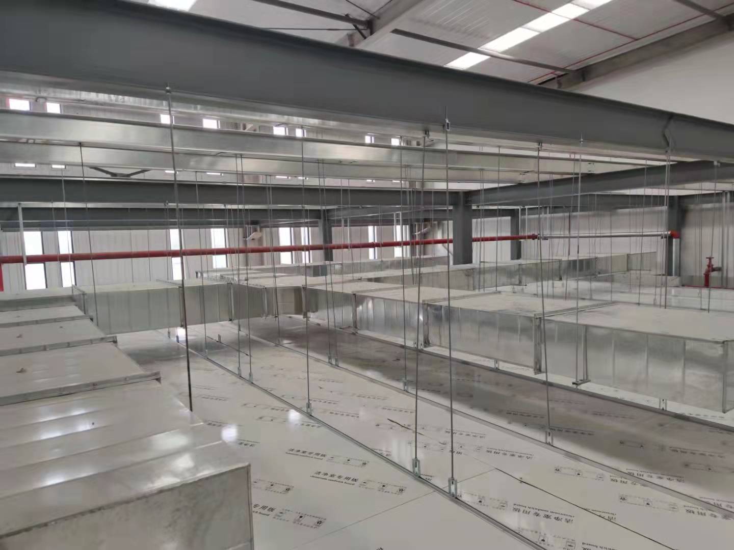 电子洁净车间装修施工图片